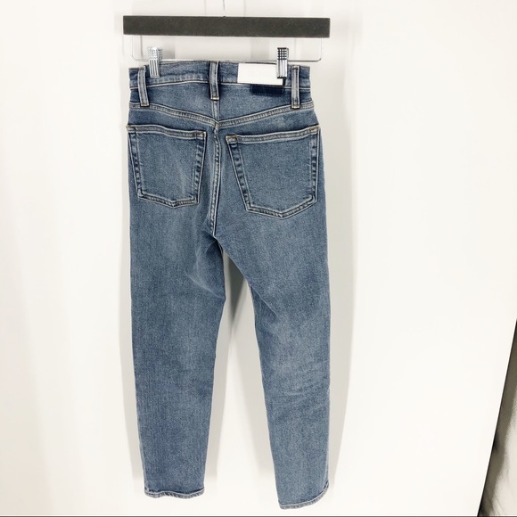 Re/Done High Rise Ankle Crop Jeans sz23 - Picture 4 of 7